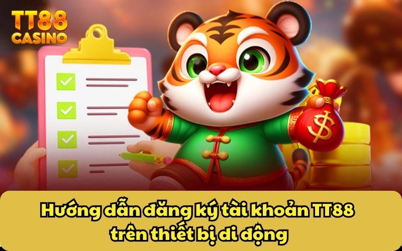 Hướng dẫn đăng ký tài khoản TT88 trên thiết bị di động
